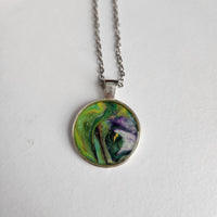1" round resin necklaces