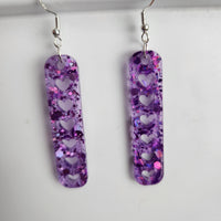 Dangle heart earrings