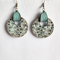 Round Floral earrings