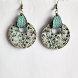 Round Floral earrings