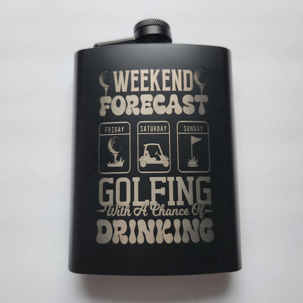 Weekend Forecast Golf flask
