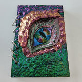 Unique dragon eye resin journal handcrafted for writing or sketching