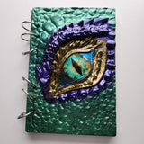 Unique dragon eye resin journal handcrafted for writing or sketching