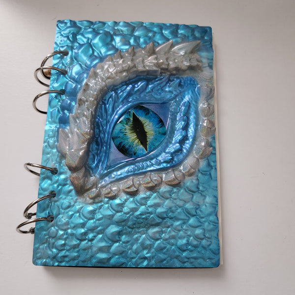 Unique dragon eye resin journal handcrafted for writing or sketching