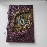 Unique dragon eye resin journal handcrafted for writing or sketching