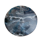 12-inch round unique handcrafted resin Lazy Susan by Blue Bourbon Designs
