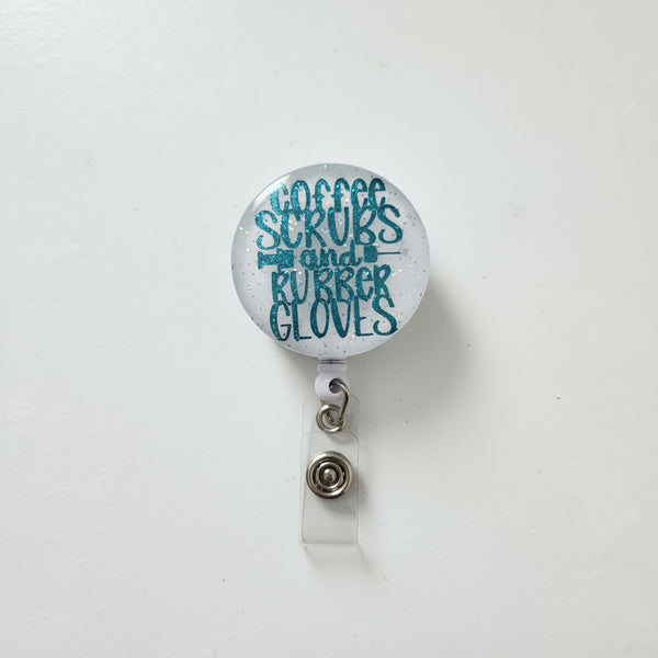 Unique handmade resin badge reel for nurses and healthcare workers