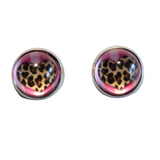 Heart stud earrings with stainless steel posts in assorted heart designs